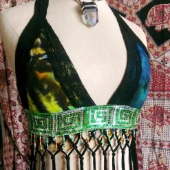 Disco Lemonade Blue Morpho ☽༓ DISCO TOPZ