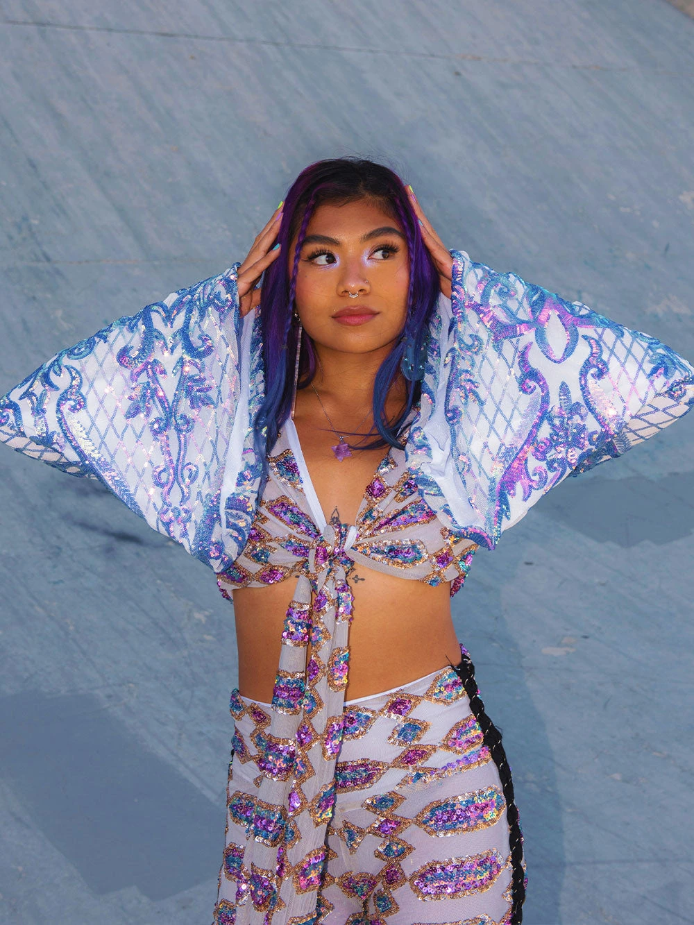 Disco Lemonade Queen Of Swords Disco Bell Top DISCO TOPZ 11 Disco Lemonade Queen Of Swords Disco Bell Top DISCO TOPZ