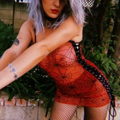 Disco Lemonade Red Spidey Dress