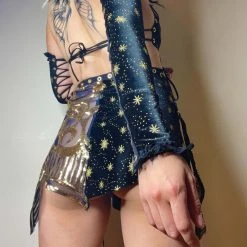 Disco Lemonade DISCO DRESSES Lux X Disco: Golden Moon Disco Dress - Size S/M