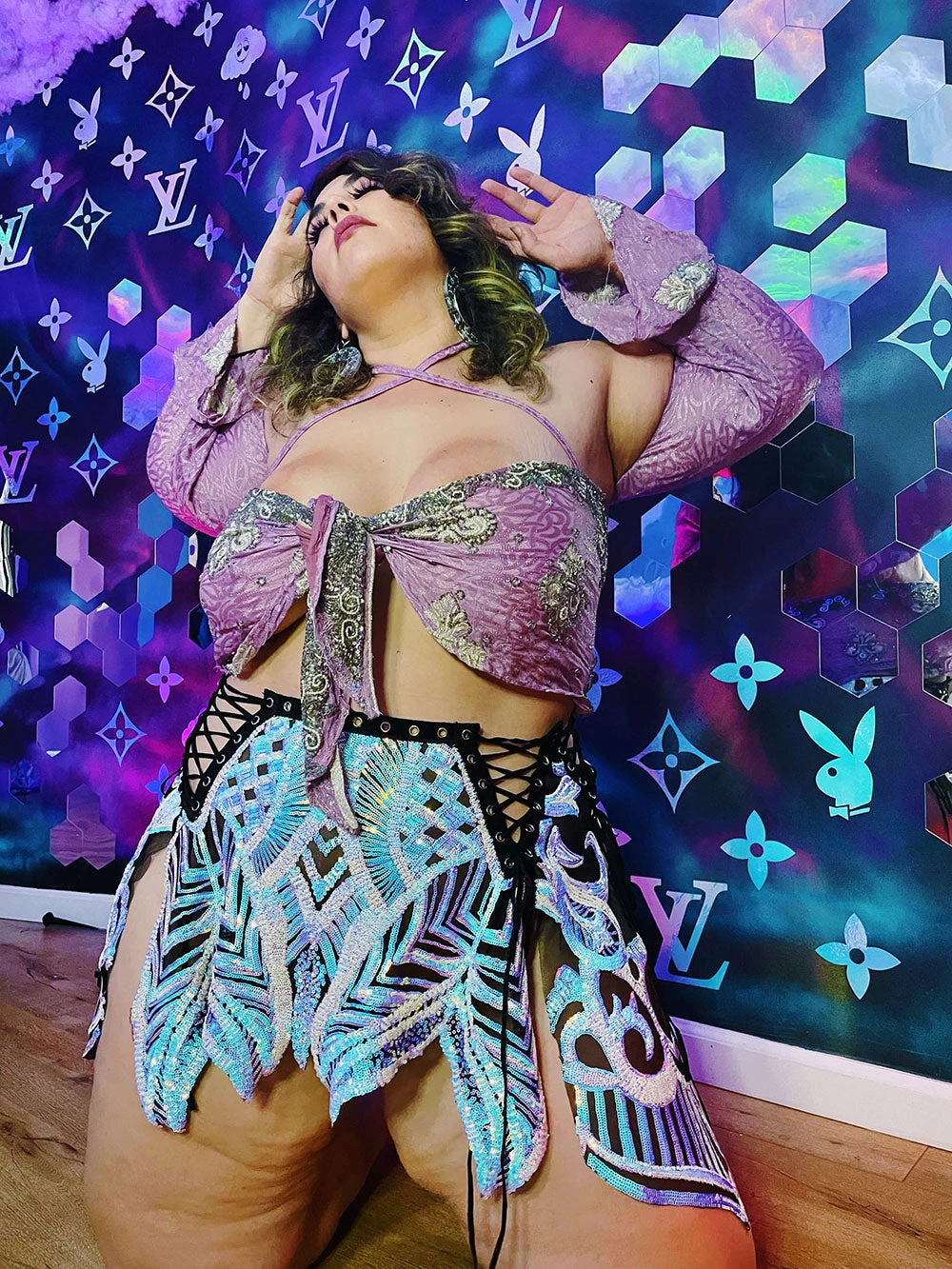 Disco Lemonade Curvy Fairy Disco Skirt - Black Detailing - More Colorz! 6 Disco Lemonade Curvy Fairy Disco Skirt - Black Detailing - More Colorz!