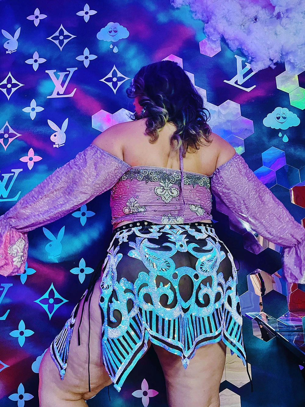 Disco Lemonade Curvy Fairy Disco Skirt - Black Detailing - More Colorz! 4 Disco Lemonade Curvy Fairy Disco Skirt - Black Detailing - More Colorz!