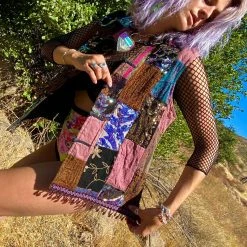Disco Lemonade Violet Moon Vest ☽ VESTS