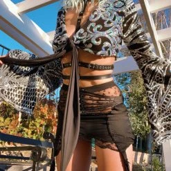 Disco Lemonade Queen Of Pentacles Disco Bell Top DISCO TOPZ