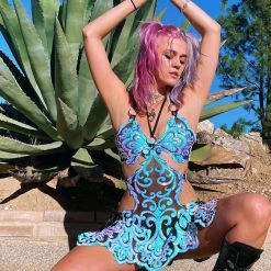 Disco Lemonade DISCO DRESSES Blue Haze