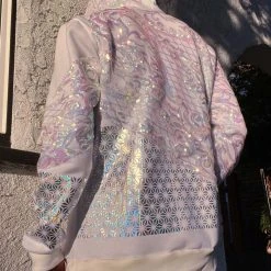 Disco Lemonade SHOP FAIRY ARMOR The Elephant Tribe X Disco: White Hoodie - L