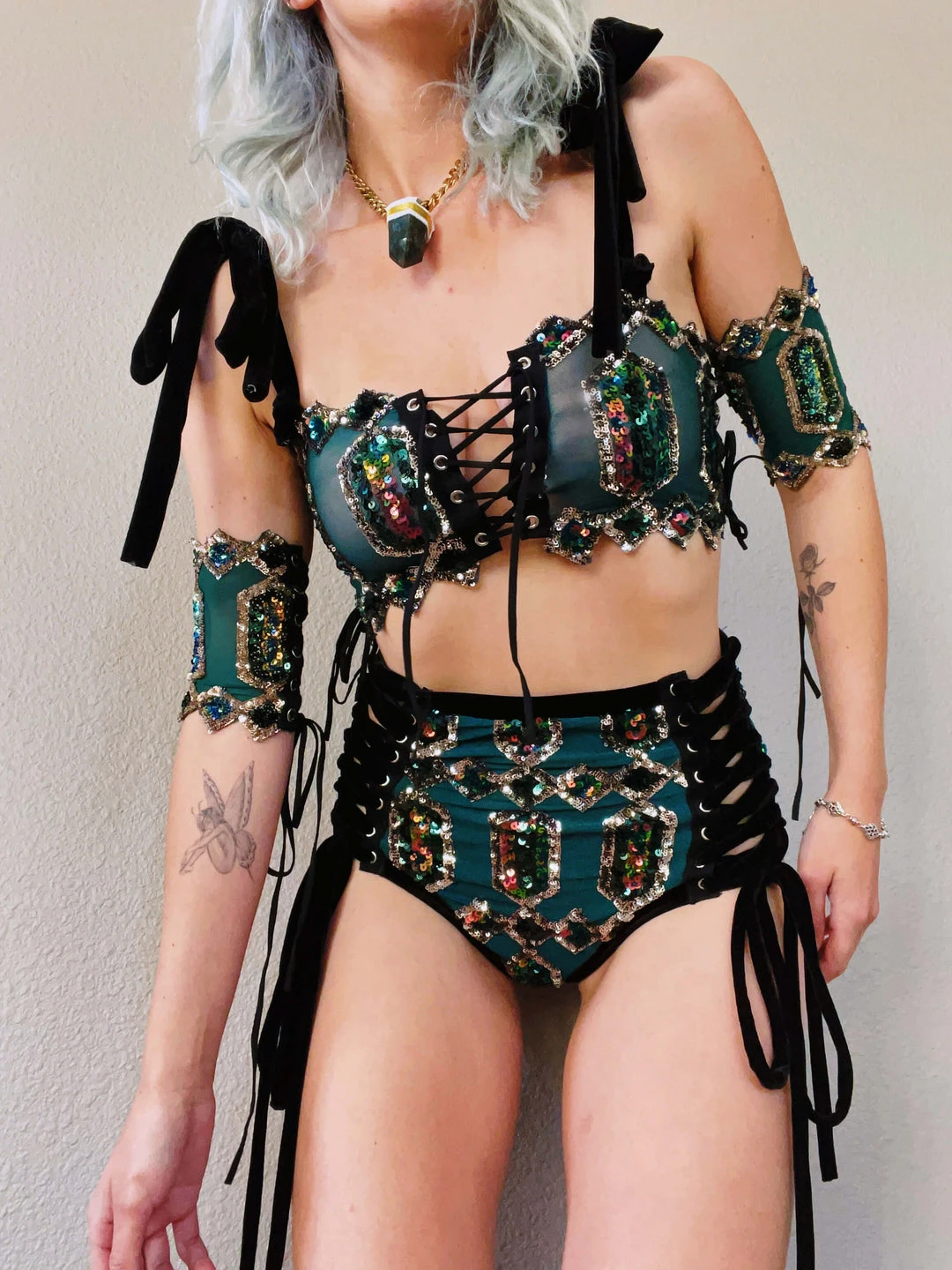 Disco Lemonade Lux X Disco: Emerald Shorts 4 Disco Lemonade Lux X Disco: Emerald Shorts