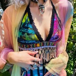 Disco Lemonade Custom Rainbow Honey Disco Top༄ؘ