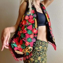 Disco Lemonade Rose Garden Vest ༅