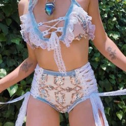 Disco Lemonade Lux X Disco: Angel Dust Shorts