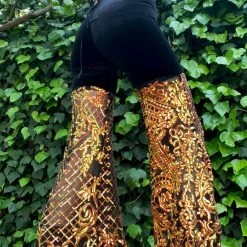 Disco Lemonade ONE OF A KIND Lux X Disco: Aries SZN Bell Bottoms | Size M