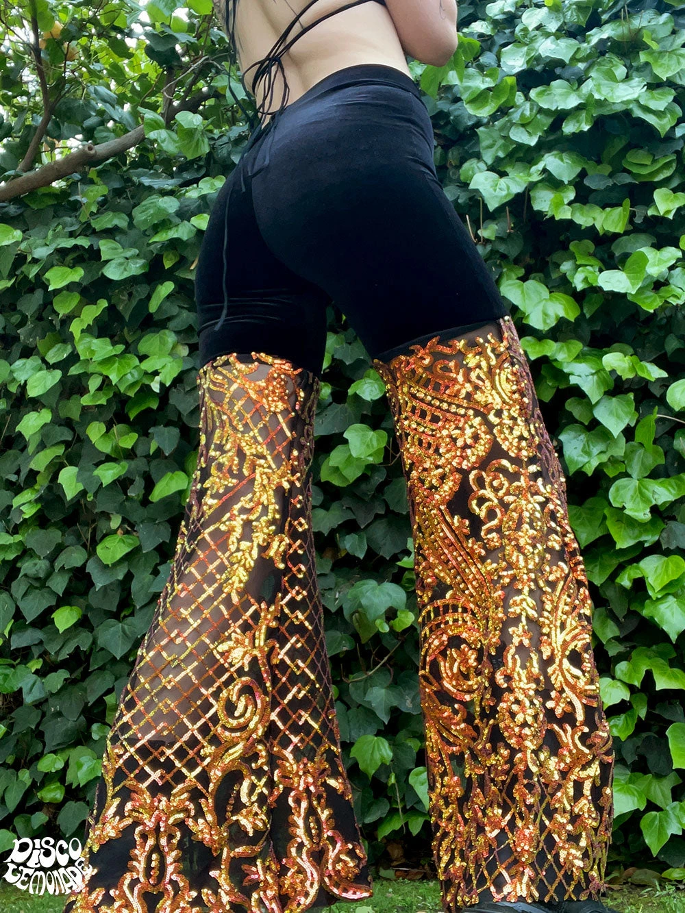 Disco Lemonade ONE OF A KIND Lux X Disco: Aries SZN Bell Bottoms | Size M 4 Disco Lemonade ONE OF A KIND Lux X Disco: Aries SZN Bell Bottoms | Size M