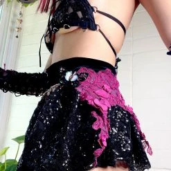 Disco Lemonade ONE OF A KIND Lux X Disco: Boysenberry Bustle Set