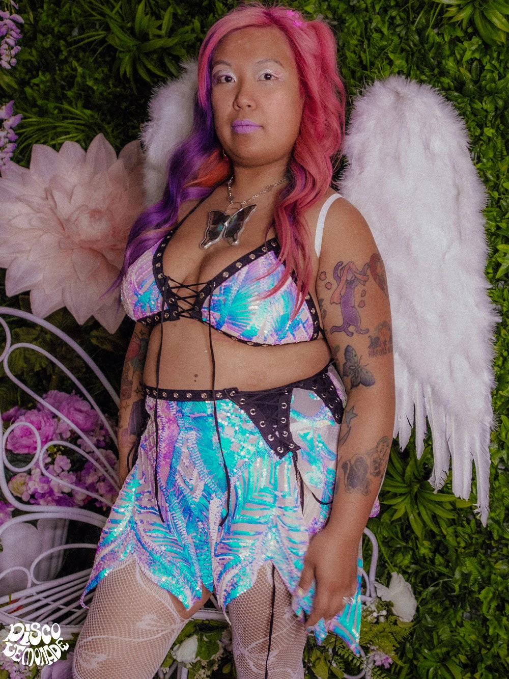 Disco Lemonade Curvy Fairy Disco Skirt - Black Detailing - More Colorz! 7 Disco Lemonade Curvy Fairy Disco Skirt - Black Detailing - More Colorz!