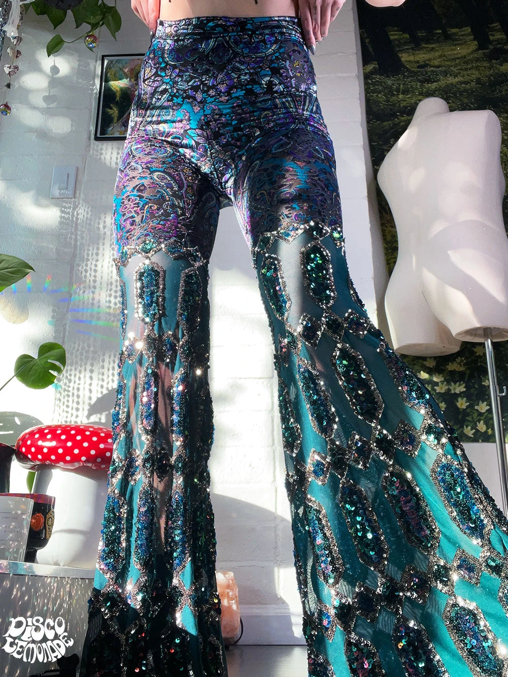 Disco Lemonade Lux X Disco: Paisley Emerald Bells 3 Disco Lemonade Lux X Disco: Paisley Emerald Bells