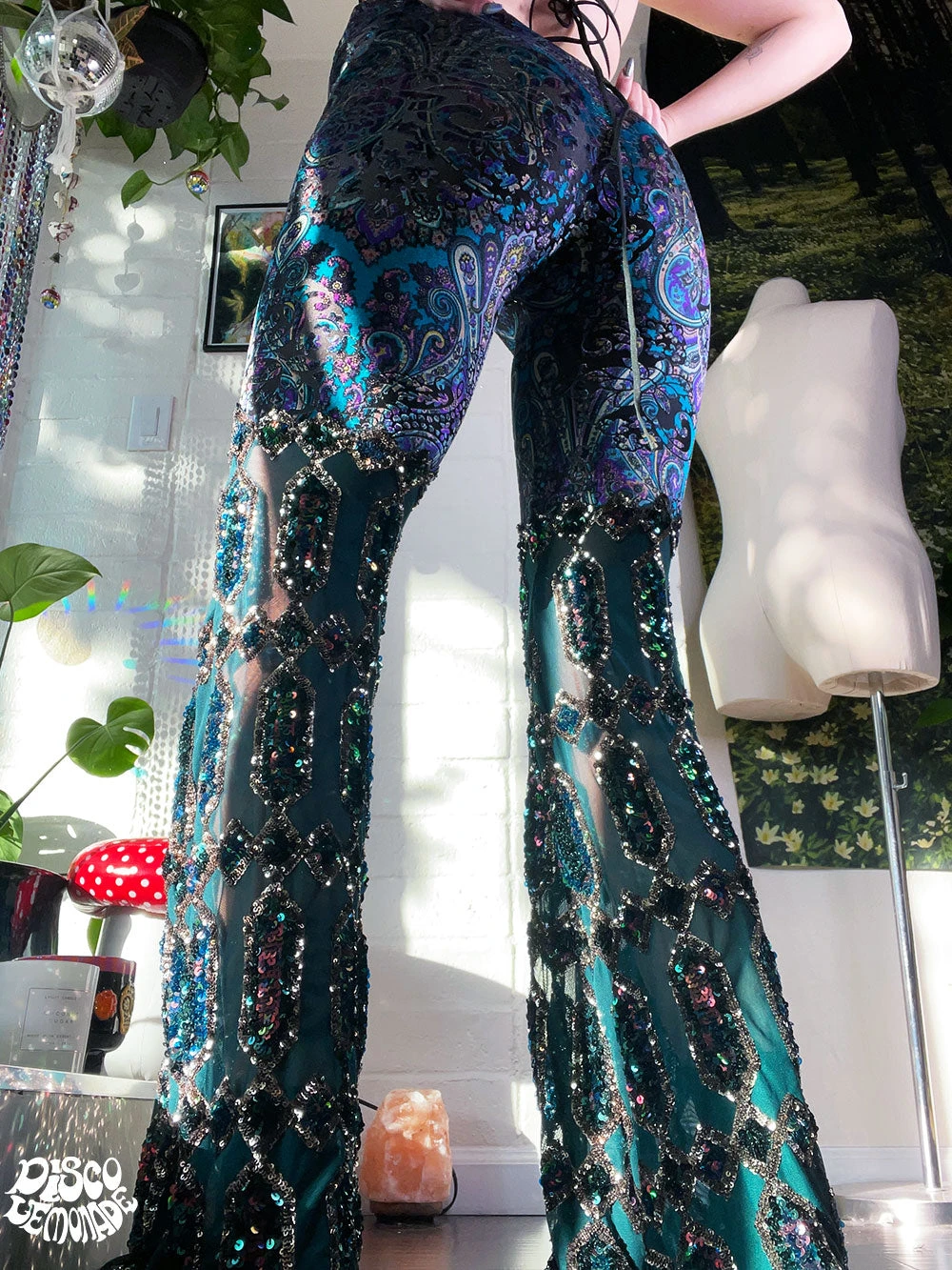 Disco Lemonade Lux X Disco: Paisley Emerald Bells 5 Disco Lemonade Lux X Disco: Paisley Emerald Bells