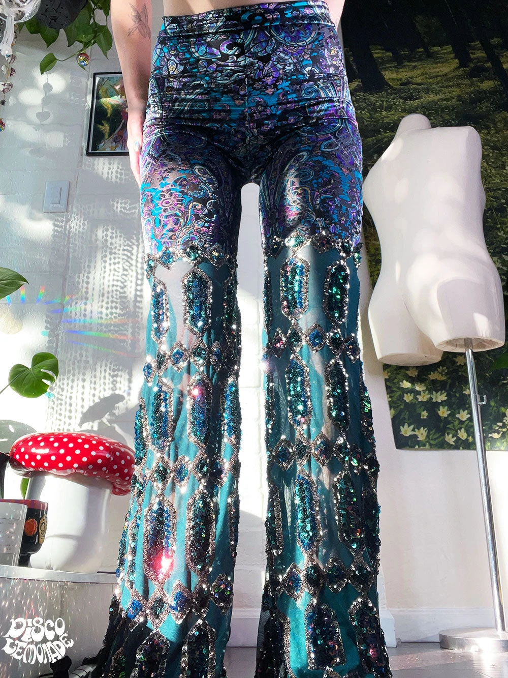 Disco Lemonade Lux X Disco: Paisley Emerald Bells 4 Disco Lemonade Lux X Disco: Paisley Emerald Bells