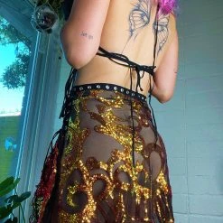 Disco Lemonade DISCO DRESSES Fire Queen - Size Large 8 Disco Lemonade DISCO DRESSES Fire Queen - Size Large