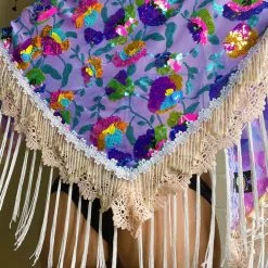 Disco Lemonade Fairy Godmother Shawl GODDESS SHAWLZ