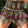 Disco Lemonade Ganja High Waisted Skirt - Size Large DISCO SETS