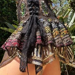 Disco Lemonade Ganja High Waisted Skirt - Size Large DISCO SETS