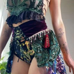 Disco Lemonade ONE OF A KIND Lux X Disco: Huckleberry Bustle Set