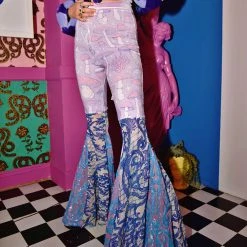 Disco Lemonade Lux X Disco: Jupiter Bell Bottoms | Size Small