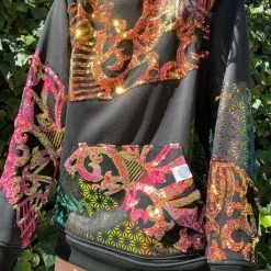 Disco Lemonade SHOP FAIRY ARMOR The Elephant Tribe X Disco: Fire Dancer Hoodie - Large