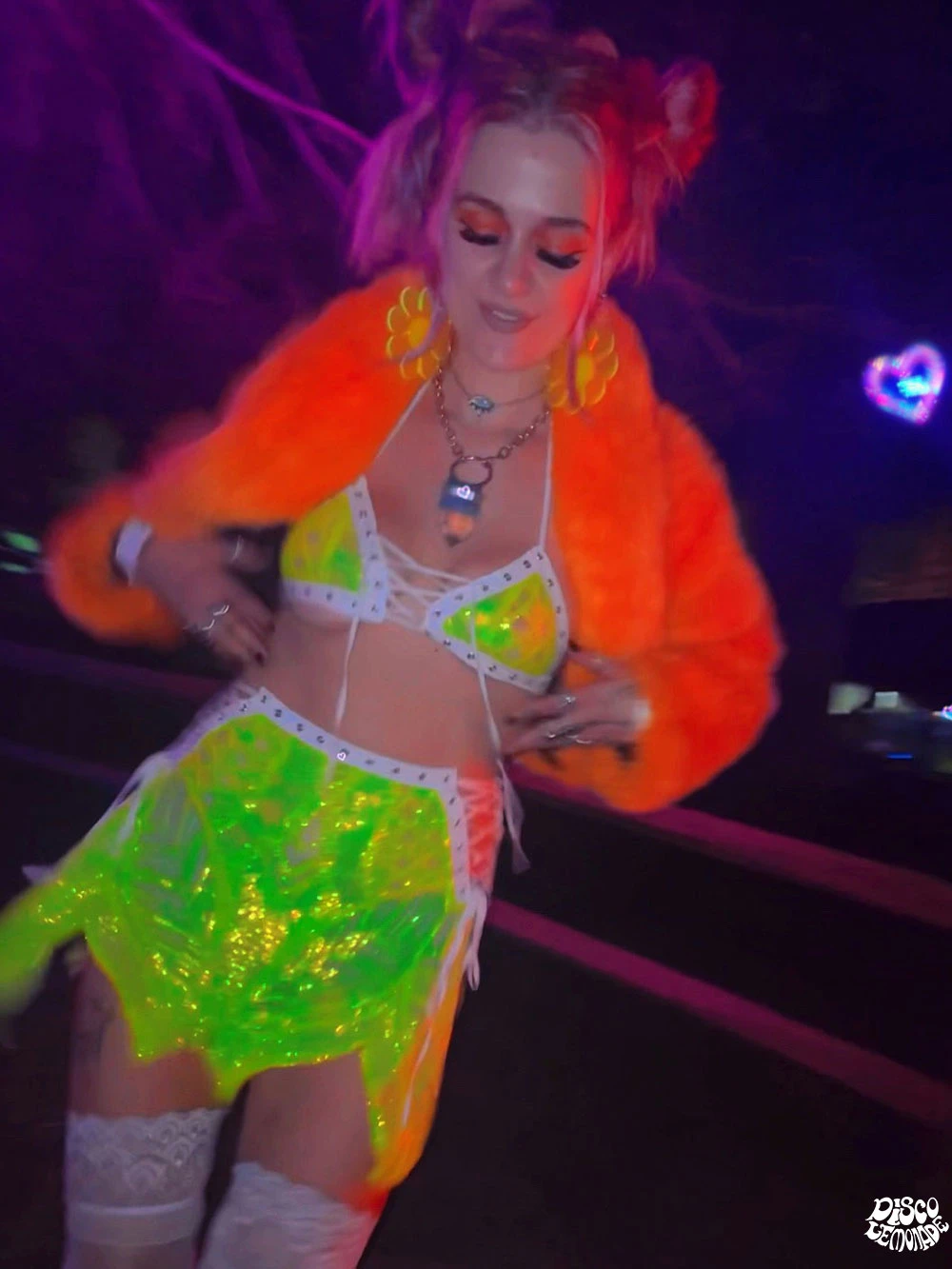 Disco Lemonade JUST IN Lace Up Disco Top - White Detailing - More Colorz! 6 Disco Lemonade JUST IN Lace Up Disco Top - White Detailing - More Colorz!