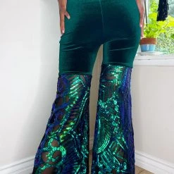 Disco Lemonade Lux X Disco: Oceanlab Bell Bottoms | Size S ONE OF A KIND 7 Disco Lemonade Lux X Disco: Oceanlab Bell Bottoms | Size S ONE OF A KIND