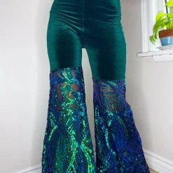 Disco Lemonade Lux X Disco: Oceanlab Bell Bottoms | Size S ONE OF A KIND