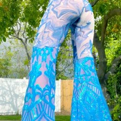 Disco Lemonade ONE OF A KIND Lux X Disco: Swirled Out Bell Bottoms | Size M/L