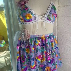 Disco Lemonade DISCO DRESSES Floral Faerie - Size XL