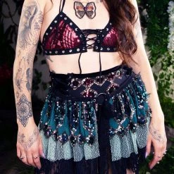 Disco Lemonade Lux X Disco: Rouge Kisses Set - Size Small/Medium ONE OF A KIND