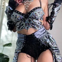 Disco Lemonade ONE OF A KIND Lux X Disco: Saturn Moon Faerie Bustle Set