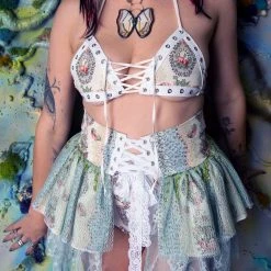 Disco Lemonade Lux X Disco: Waltzing Back Bustle Set - Size Small/Medium ONE OF A KIND