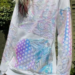 Disco Lemonade The Elephant Tribe X Disco: White Knight Hoodie - XL